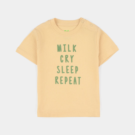 Infant Boys Yarn Dyed Suit (Repeat Hours) - Yellow/Green