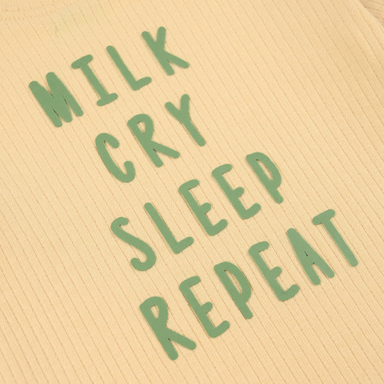 Infant Boys Yarn Dyed Suit (Repeat Hours) - Yellow/Green