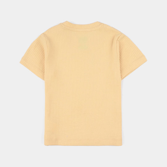Infant Boys Yarn Dyed Suit (Repeat Hours) - Yellow/Green
