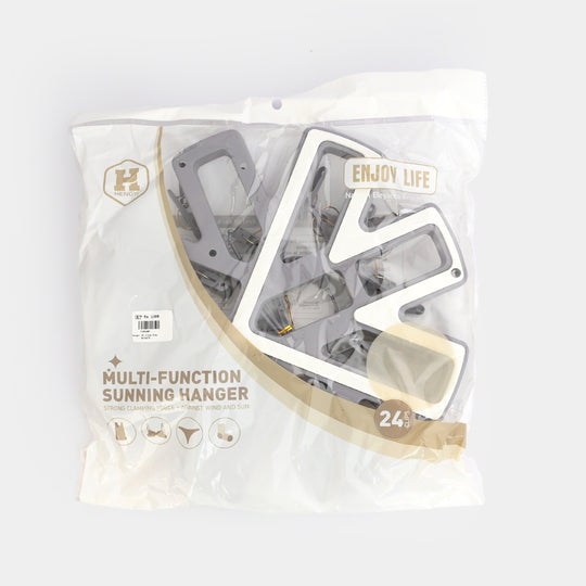 LAUNDRY HANGER 24 CLIPS