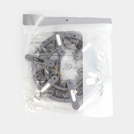 LAUNDRY HANGER 24 CLIPS | GREY XS71080
