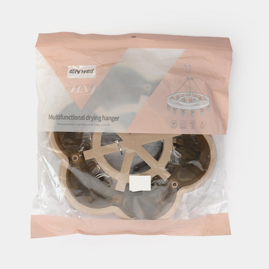 LAUNDRY HANGER 20 CLIPS | BROWN H833
