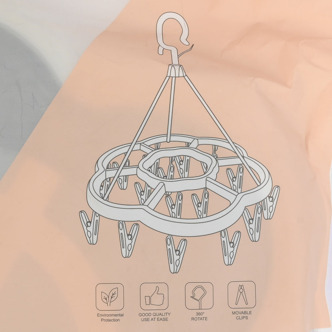LAUNDRY HANGER | 20CLIPS - GREY