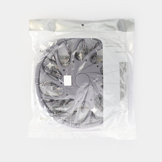 LAUNDRY HANGER 24 CLIPS | GREY XS71076