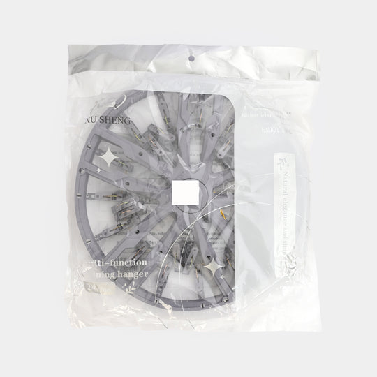 LAUNDRY HANGER 25 CLIPS | GREY XS71066