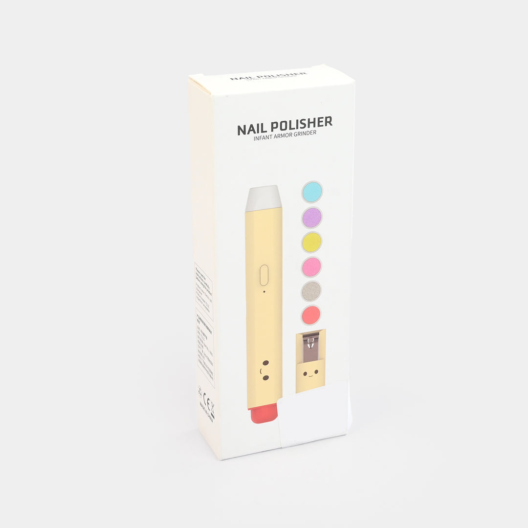 Rechargeable Electric Baby Nail Trimmer Pen | CREAM - 2039