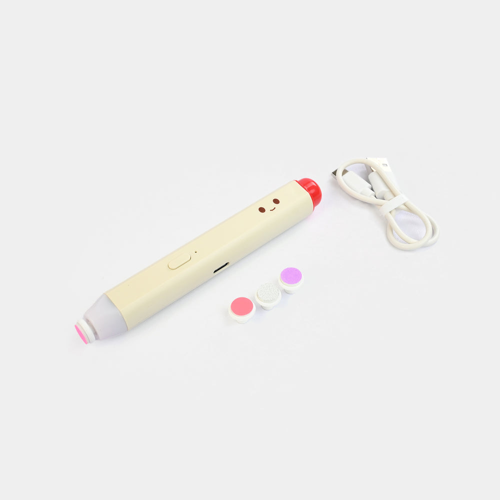 Rechargeable Electric Baby Nail Trimmer Pen | CREAM - 2039