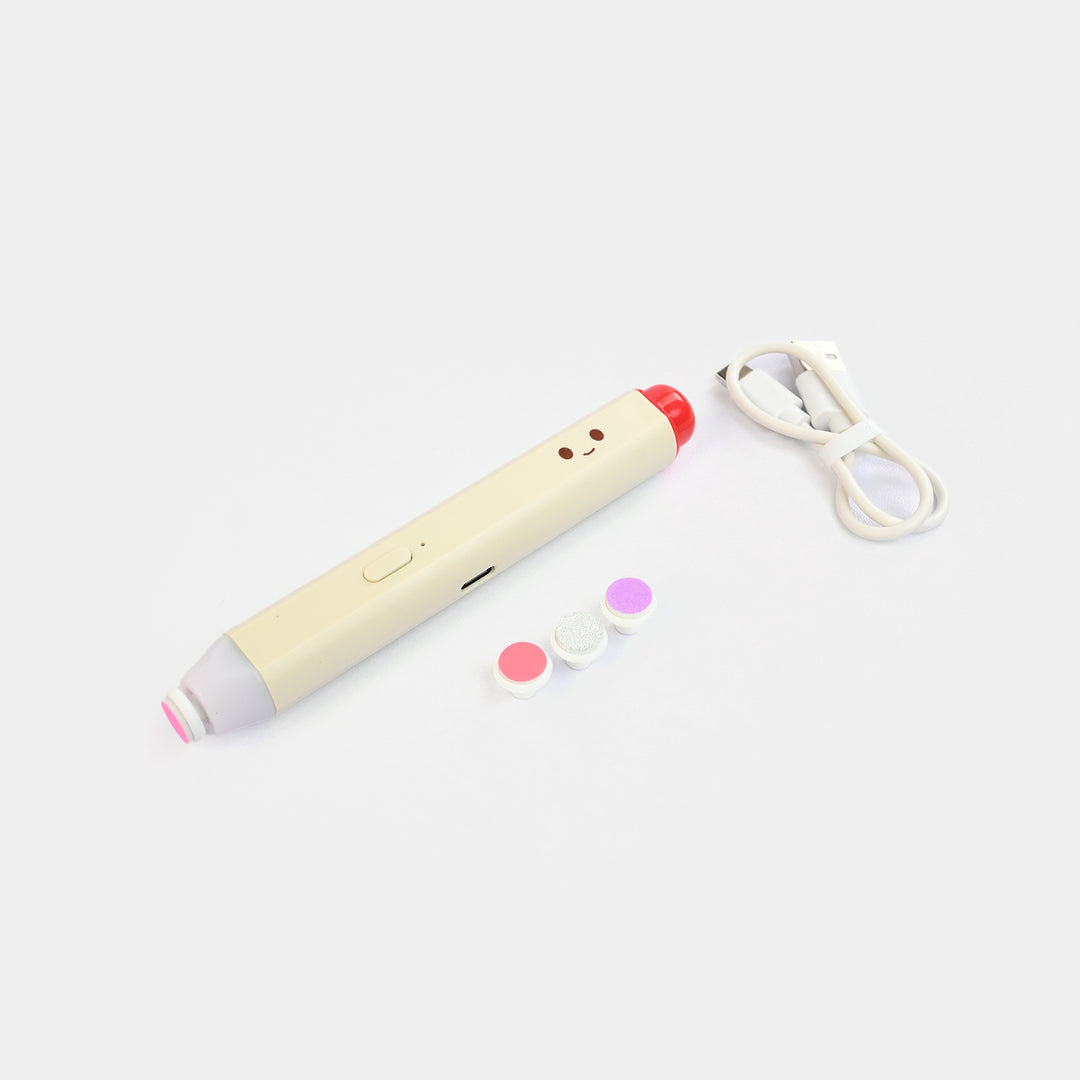 Rechargeable Electric Baby Nail Trimmer Pen | CREAM - 2039