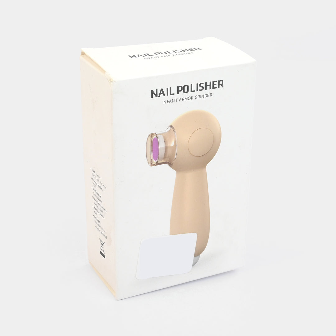 Rechargeable Ergonomic Baby Nail Trimmer & Polisher | Cream 2752