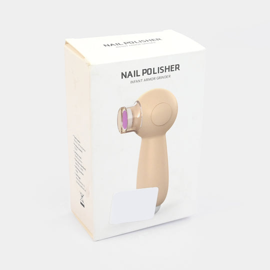 Rechargeable Ergonomic Baby Nail Trimmer & Polisher | Cream 2752