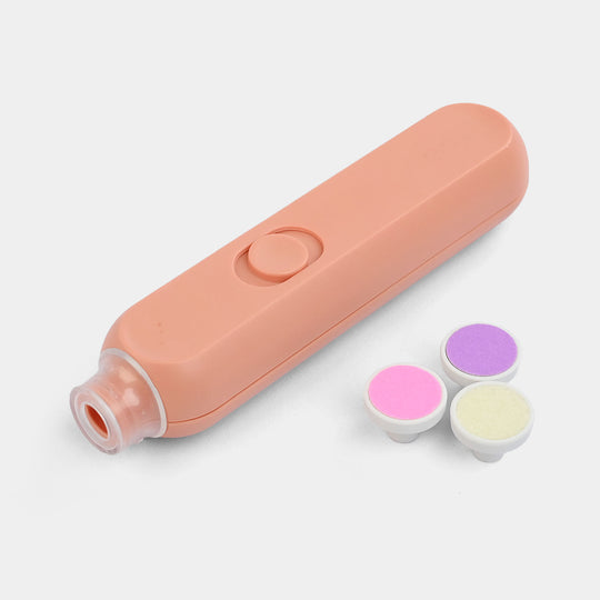 Electric Baby Nail Trimmer & Polisher Set | Peach 2737