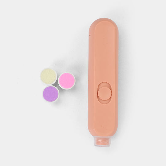 Electric Baby Nail Trimmer & Polisher Set | Peach 2737