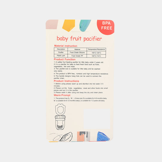 Baby Food Feeder/Teething Pacifier | Purple 2742
