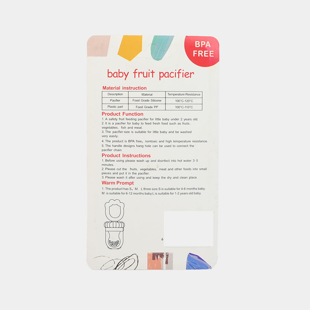 Baby Food Feeder/Teething Pacifier | Orange 2742