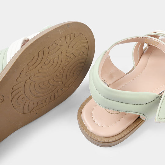 Girls Sandal BS-027-Sea Green