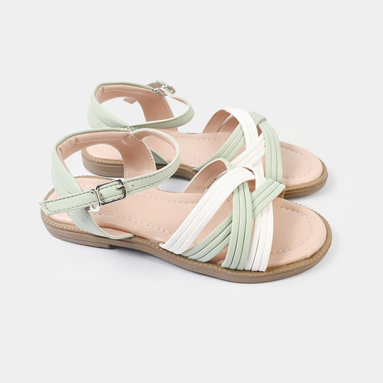 Girls Sandal BS-027-Sea Green