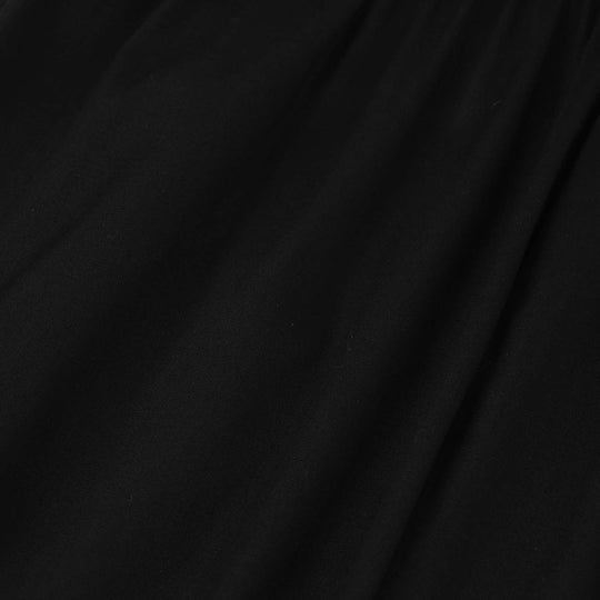 Girls Cotton Pant Hanging Tassels (Black)