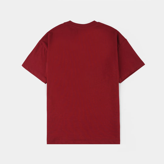 Girls Lycra Jersey T-Shirt (Gift Box) - Maroon