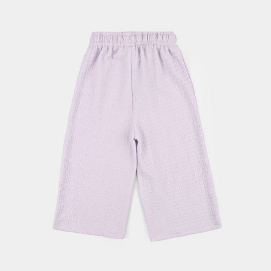 Infant Girls Poly Crinkle Sleeping Pajamas (Heart Flower) - Purple