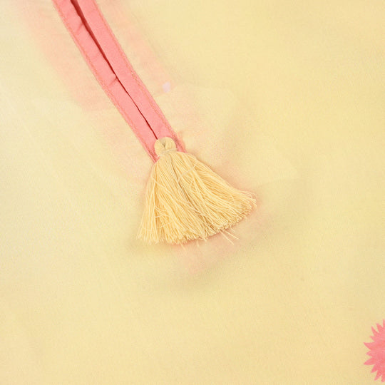 Infant Girls Poly Lawn Casual Top (Sunny) - Yellow