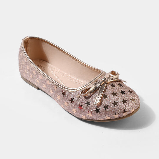 Girls Pumps 1360-CHAMPAGNE