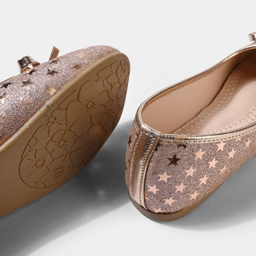 Girls Pumps 1360-CHAMPAGNE