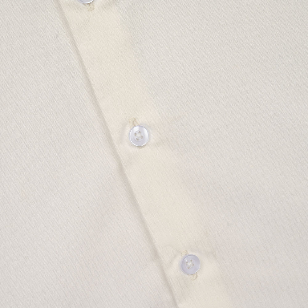 Boys Yarn Dyed Formal Shirt - White