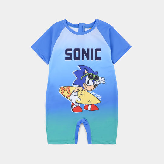 Boys Nylon Swimming Jumper Character-Blue