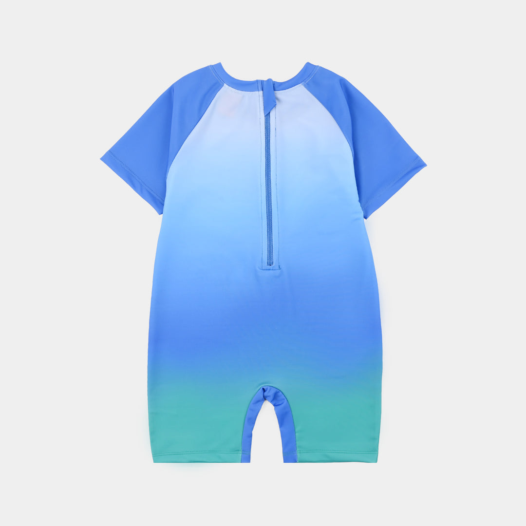 Boys Nylon Swimming Jumper Character-Blue