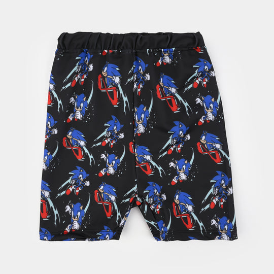 Boys Nylon Swimming 2Piece Suit Character -Blue