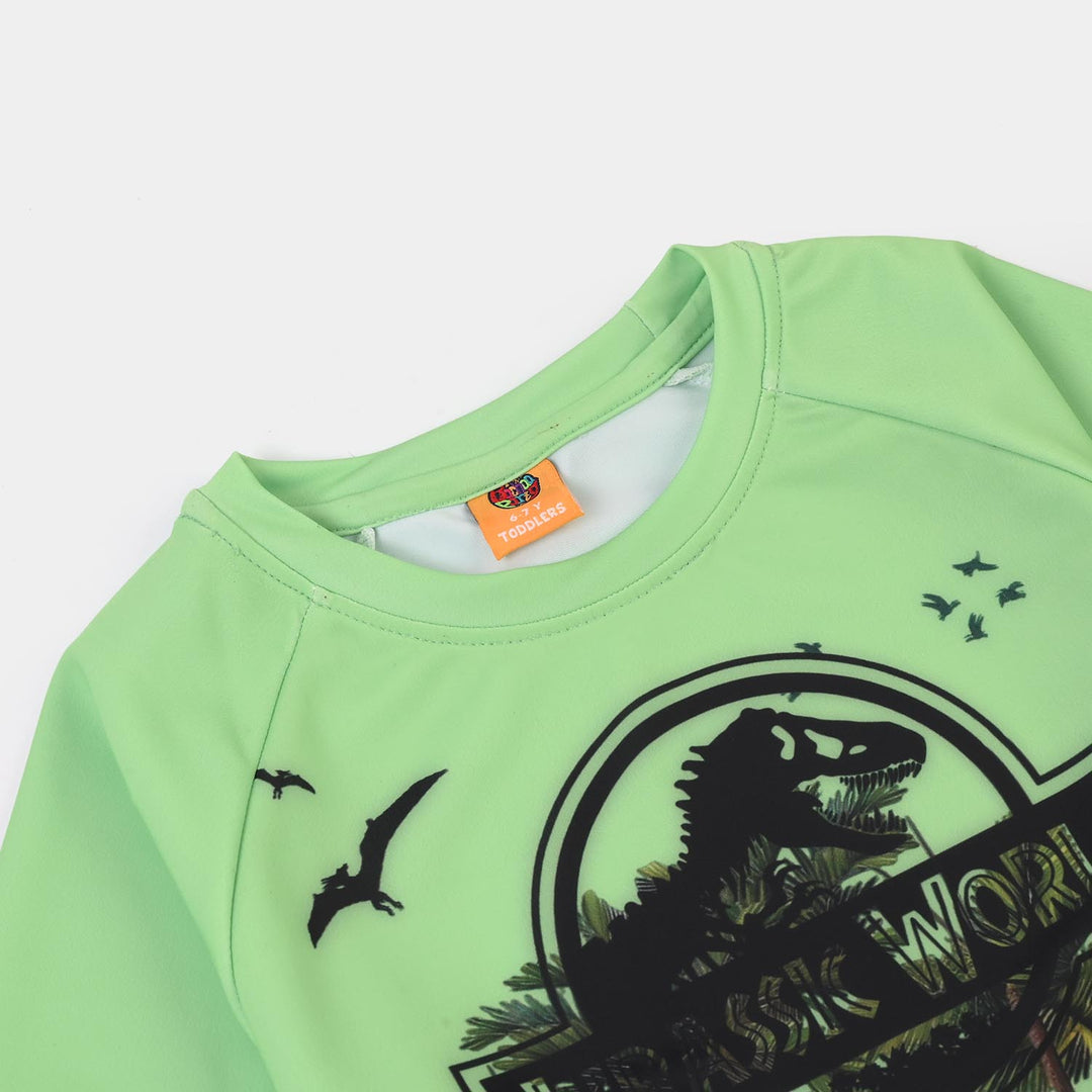 Boys Swimming 2Piece Suit Character - GREEN