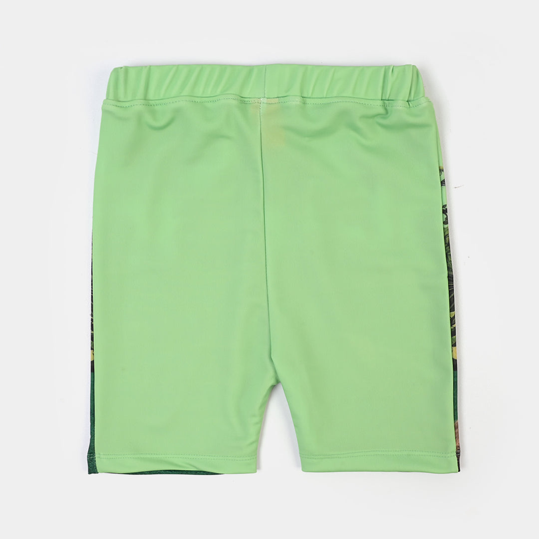 Boys Swimming 2Piece Suit Character - GREEN