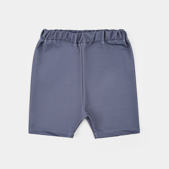 Boys Nylon Swimming 2Piece Suit - Solid Grey