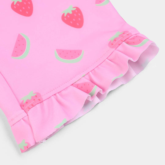 Girls Nylon Swimming Jumper Watermelon-Pink