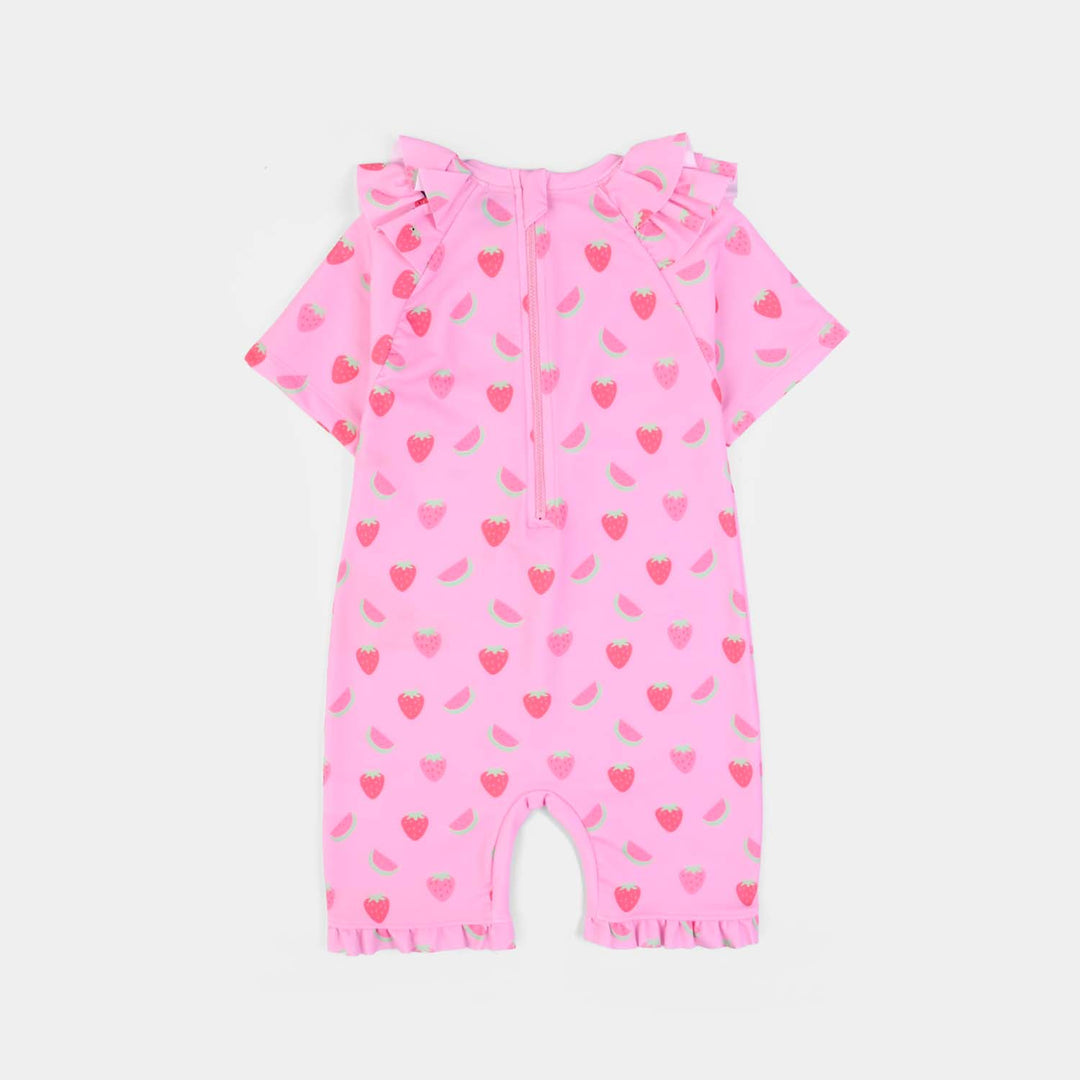 Girls Nylon Swimming Jumper Watermelon-Pink