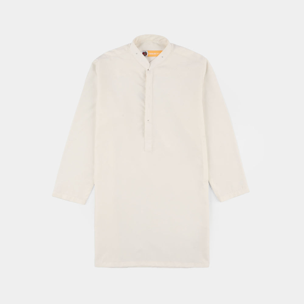 Boys Poly Viscose 3Piece Suit - Off White