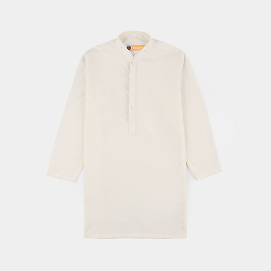 Boys Poly Viscose 3Piece Suit - Off White