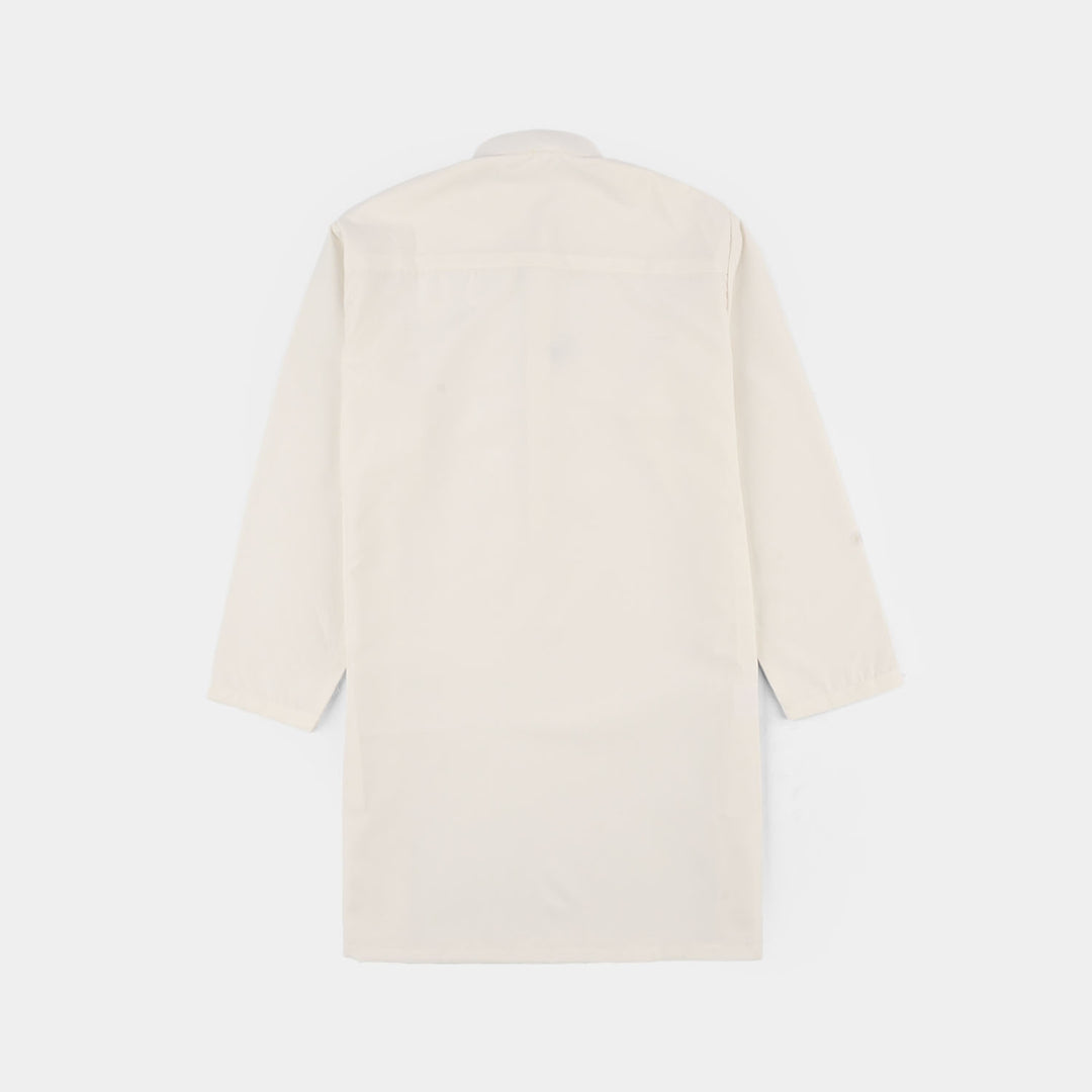 Boys Poly Viscose 3Piece Suit - Off White