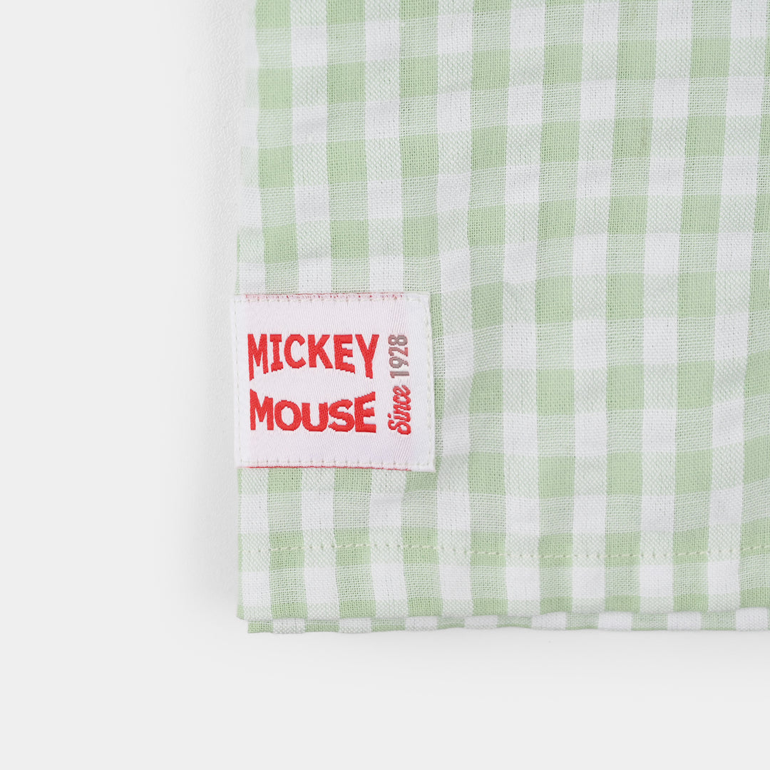 Boys Yarn Dyed Shirt-Green.Check