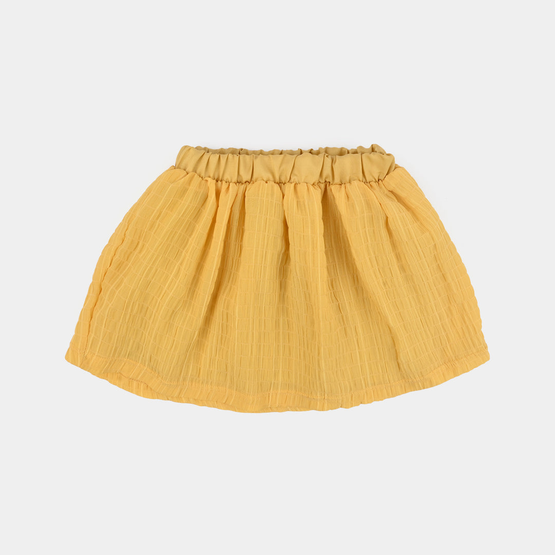 Infant Girls Cotton Interlock Knitted Suit BETTER TOGETHER-White/Yellow