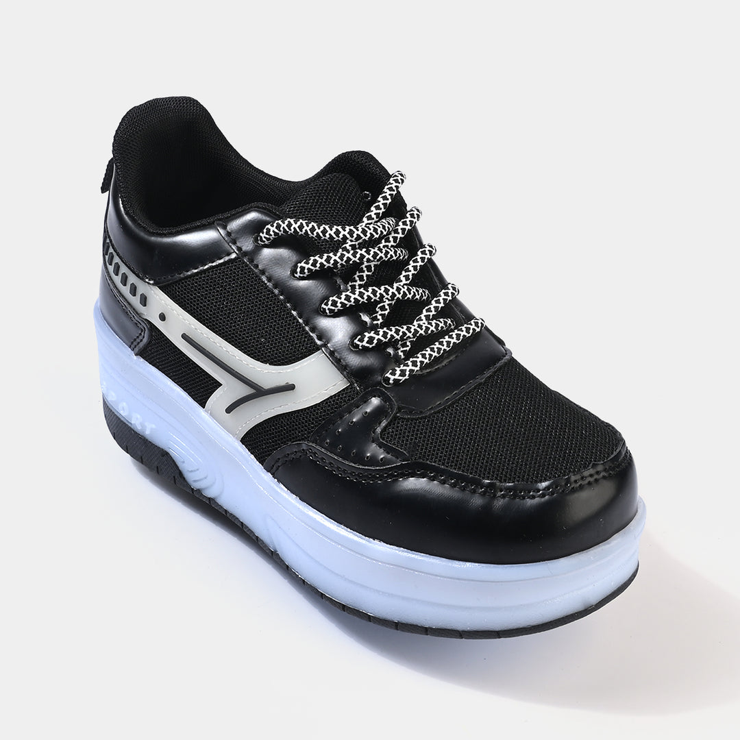 Girls Skate Shoes 116-1-BLACK