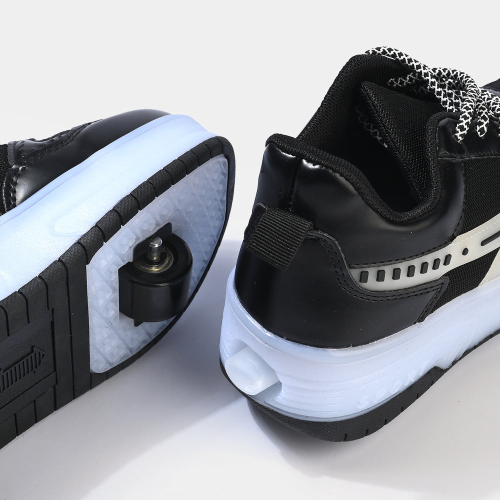 Girls Skate Shoes 116-1-BLACK