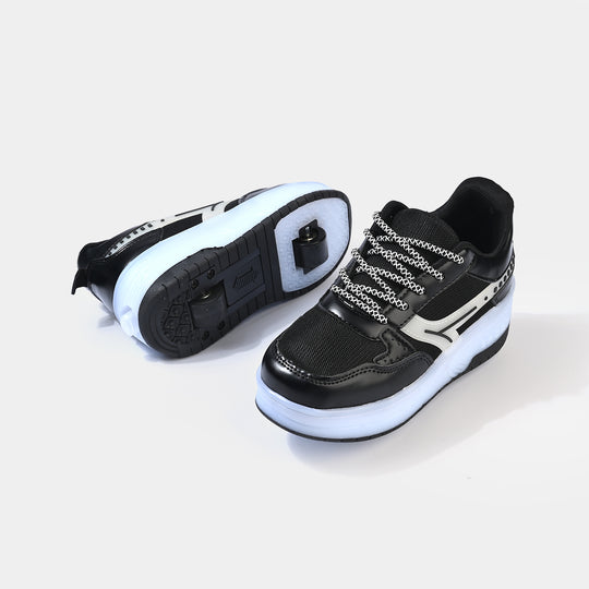 Girls Skate Shoes 116-1-BLACK