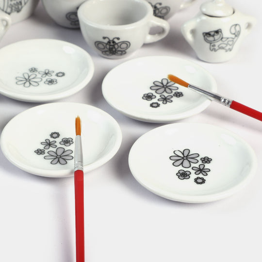 Tea Set Painting For Kids