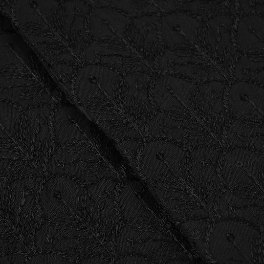 Infant Boys Poly Viscos Waist Coat (Black Charm)-BLACK