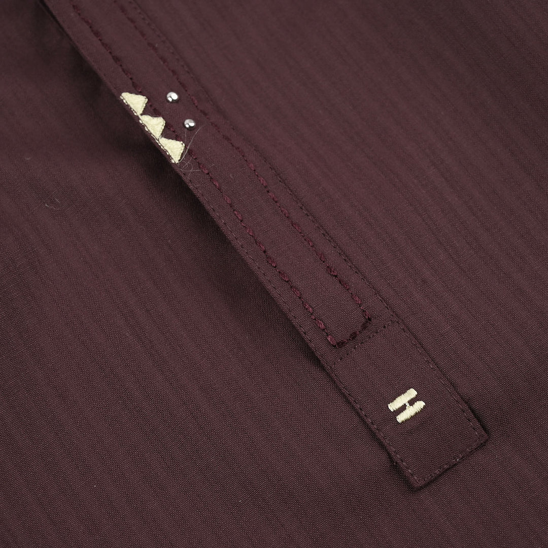 Infant Boys Poly Viscose Kurta Pajama (Rangoli) - Magenta