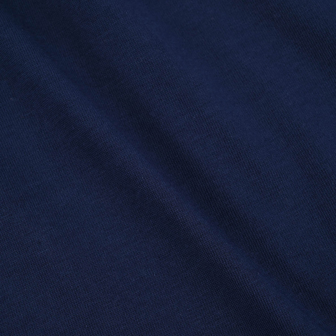 Girls Jersey/Terry T-Shirt (Make It Happen) - Navy Blue