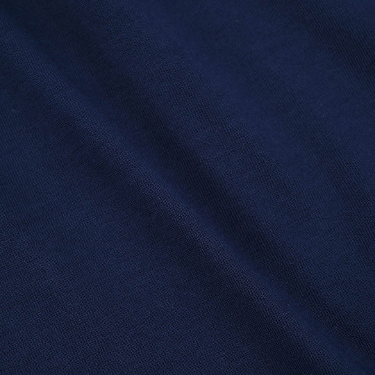 Girls Jersey/Terry T-Shirt (Make It Happen) - Navy Blue