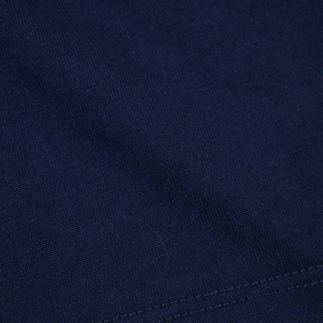 Infant Girls Jersey/Terry T-Shirt More Love-Navy Blue