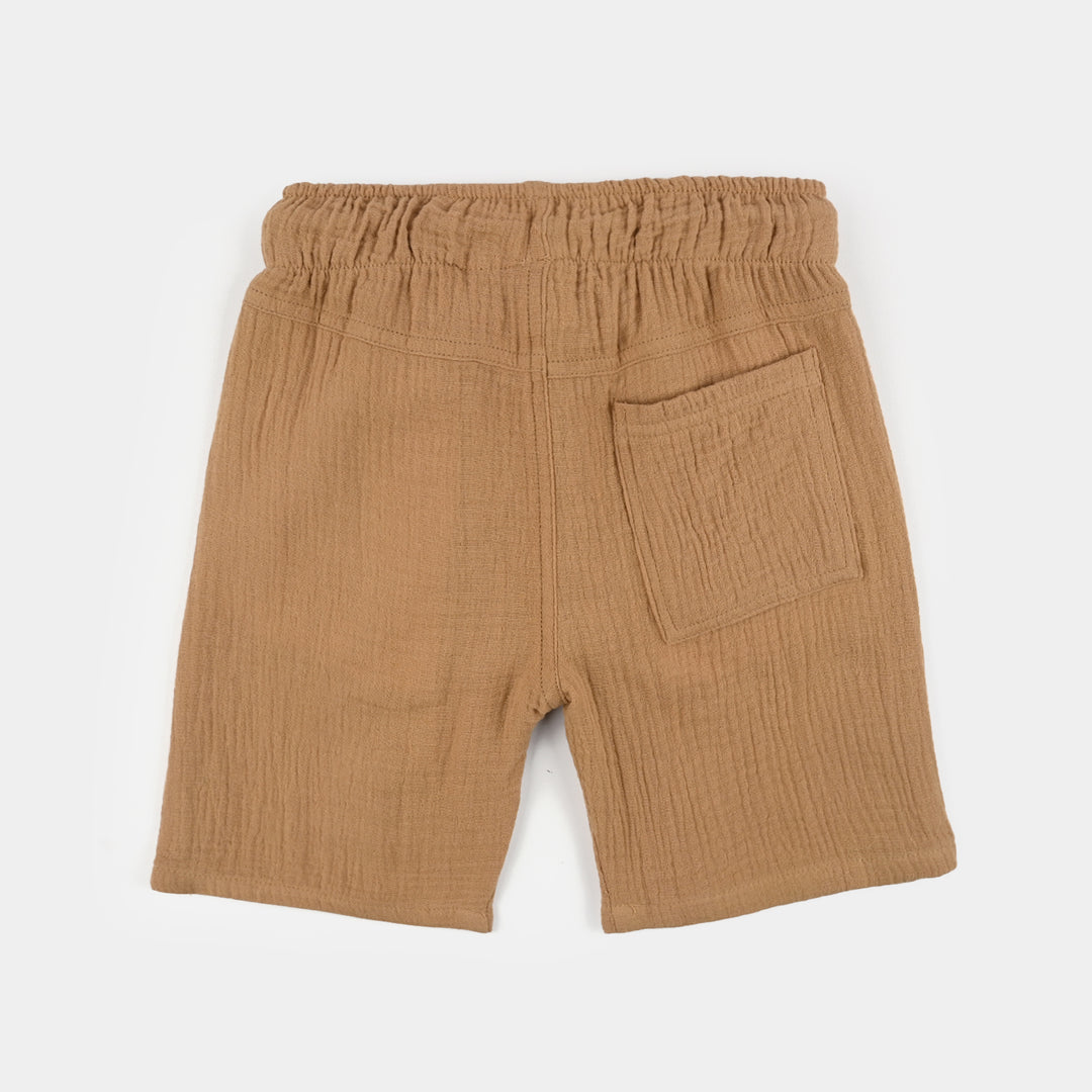 Teens Boys Gauze Woven Suit Skate - Brown